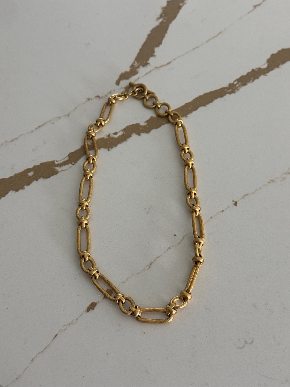 Julie Vos Ivy Chain Link Necklace